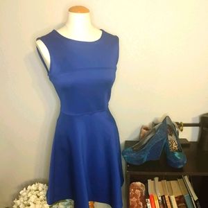 Daisy Fuentes blue sleeveless dress sz S